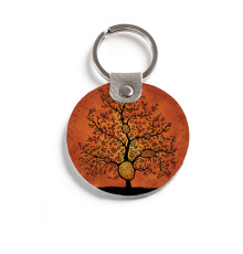 Брелок (Круглый) TRI4 «Дерево лабиринт»