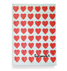 Обложка для паспорта, PAS2 «Сердечки»