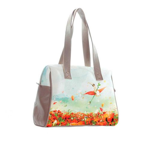 Сумка на плечо BAG5 «Маки»