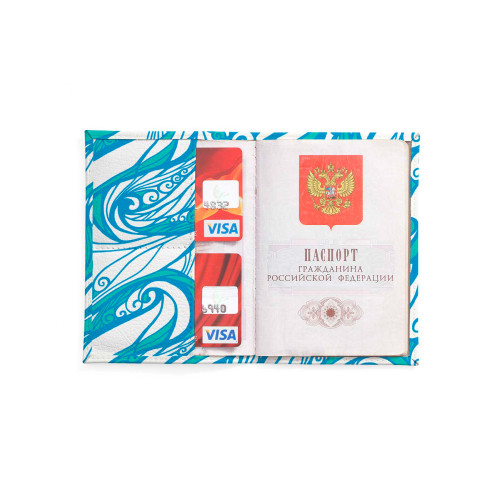 Обложка для автодокументов, AUT2 «Волны»