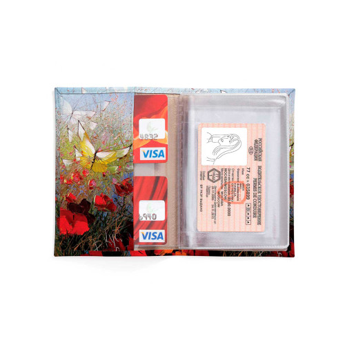 Обложка для автодокументов, AUT2 «Полет над маковым полем»