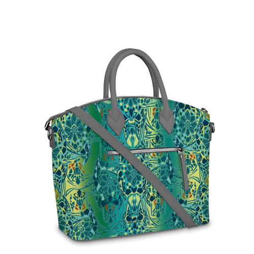 Сумка на руку, BG82 «Мозаика оливковая»