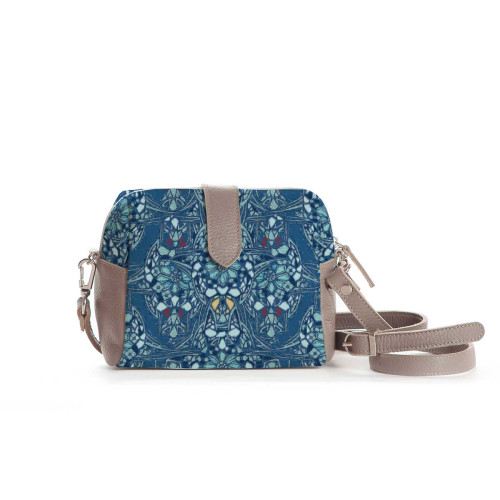 Сумка кросс-боди BAG6 «Мозаика голубая»
