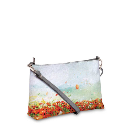 Сумка шолдер, BAG3 «Маки»