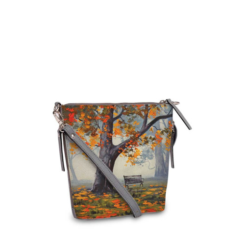 Сумка кросс-боди BAG8 «Autumn bench»