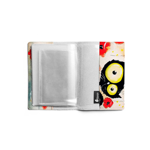 Обложка для паспорта, PAS1 «Flower cat»