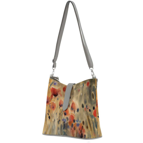 Сумка на плечо BG12 «Flowers poppies»