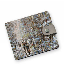 Кошелек мини PRS8 «Ранний вечер на петербургской улице»