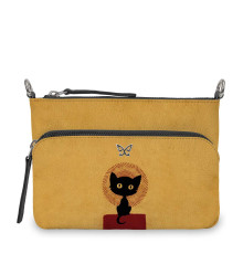 Сумка кросс-боди, BG97 «Small black cat»