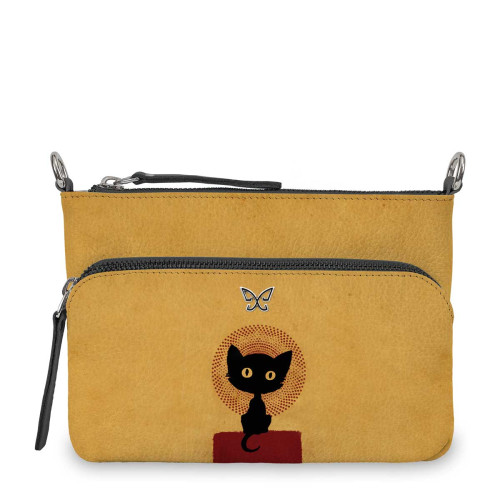 Сумка кросс-боди, BG97 «Small black cat»