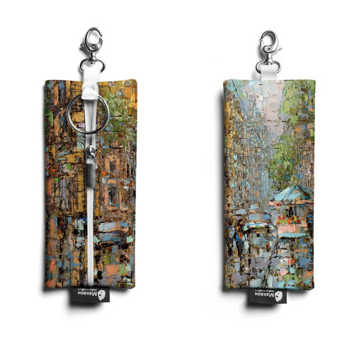 Ключница KEY1 «Летний день на петербургской улице»