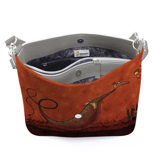 Сумка на плечо BG12 «Барышня и дракон»