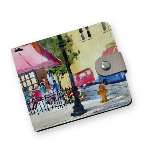 Кошелек мини PRS8 «Coffee shop»