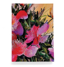 Обложка для паспорта, PAS2 «Пионы на розовом»