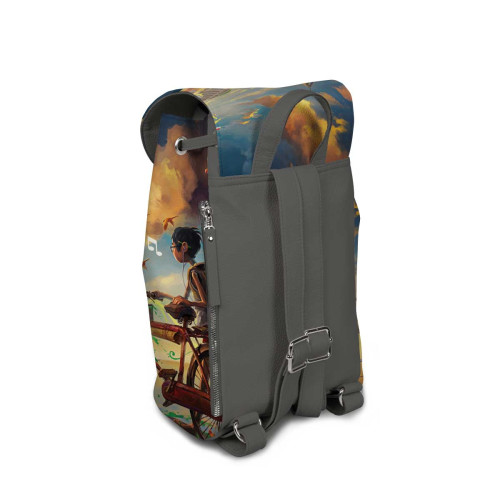 Рюкзак BKP5 «Мальчик и велосипед»