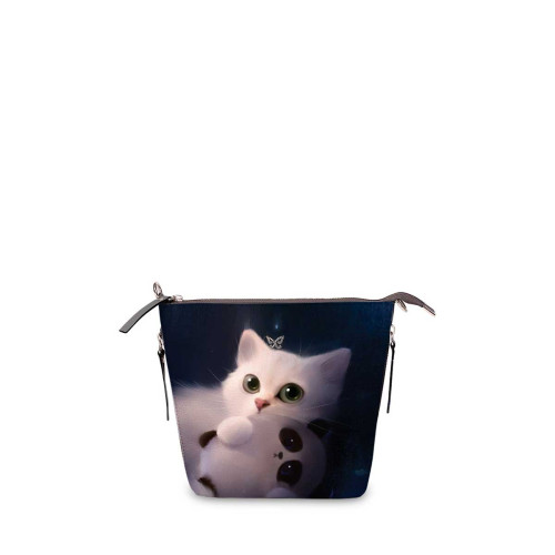 Сумка кросс-боди BAG8 «Cat & Panda»