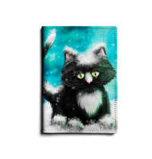 Обложка для паспорта, PAS1 «Snow cat»