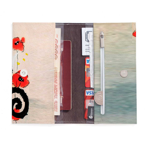 Портмоне PRS3 «Flower cat»