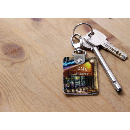 Брелок (Прямоугольный ) TRI1 «Café»