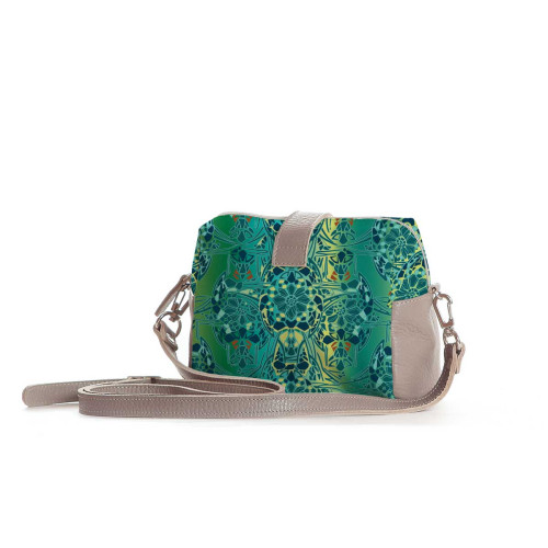 Сумка кросс-боди BAG6 «Мозаика оливковая»