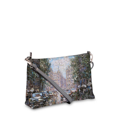 Сумка шолдер, BAG3 «Дождь и солнце в Петербурге»