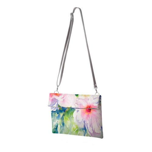 Клатч, кросс-боди KHL4 «Two peonies»