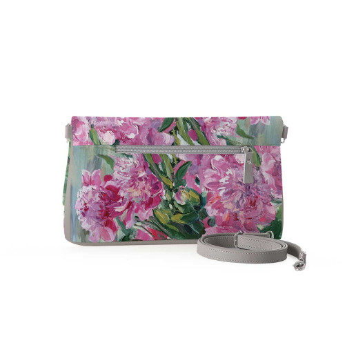 Клатч, кросс-боди KHL3 «Пионы 2»