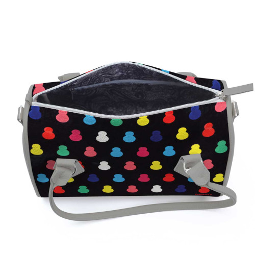 Сумка на руку BG13 «Черные матрешки»