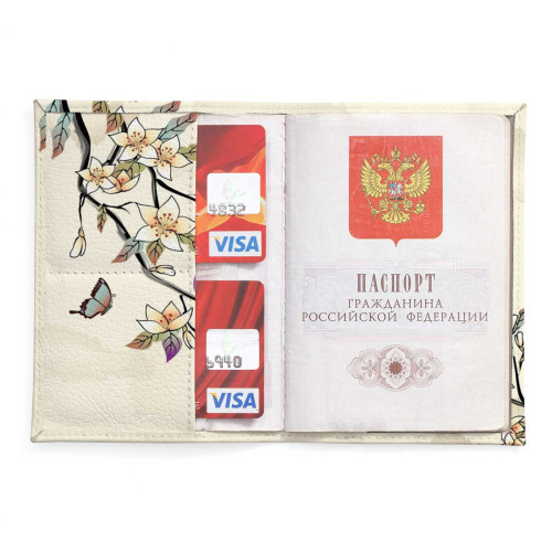 Обложка для паспорта, PAS2 «Бабочка 5»