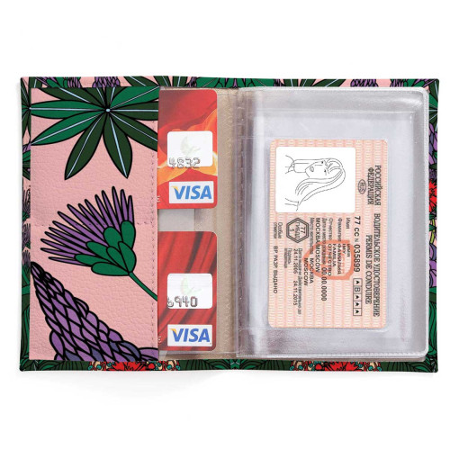 Обложка для автодокументов, AUT2 « Люпины»