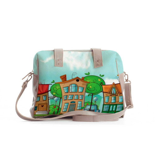 Сумка на плечо BAG5 «Игрушечный город»