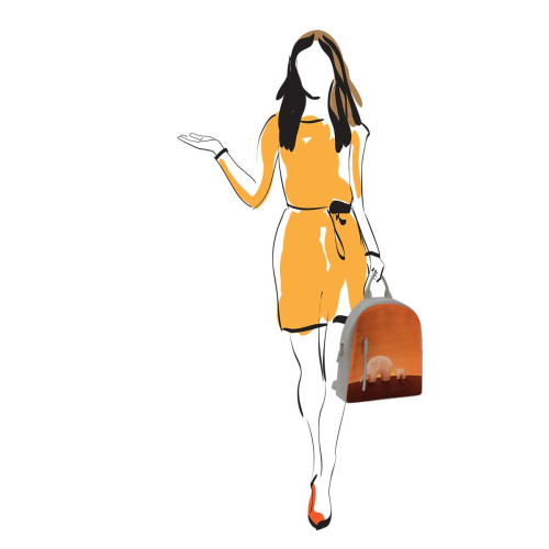 Рюкзак BKP2 «Слоны оранжевые»