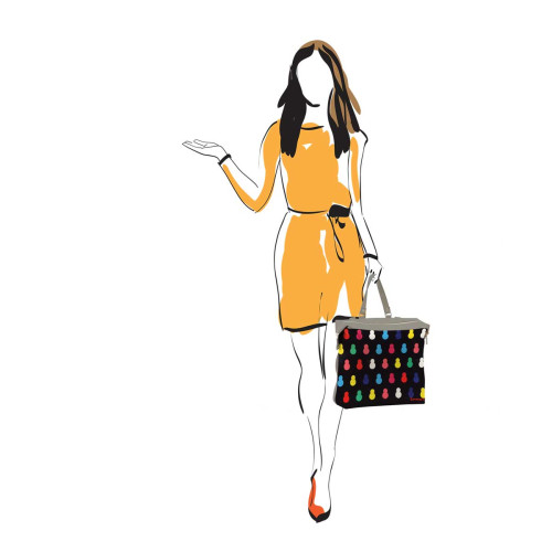 Рюкзак BKP4 «Черные матрешки»