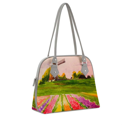 Сумка на плечо BG11 «Поля тюльпанов Голландия»