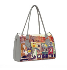 Сумка на руку BG13 «The city watercolor»