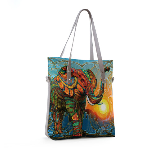 Сумка тоут BAG9 «Sun elephant»