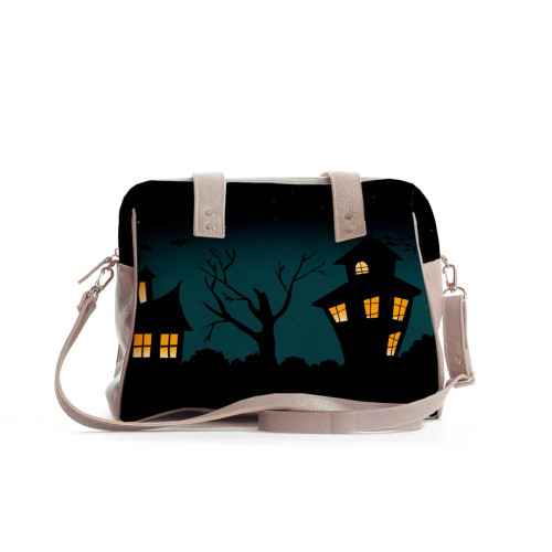 Сумка на плечо BAG5 «Кот с луной»