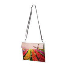 Клатч, кросс-боди KHL4 «Поля тюльпанов Голландия»