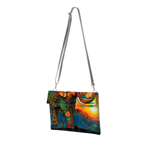 Клатч, кросс-боди KHL4 «Sun elephant»