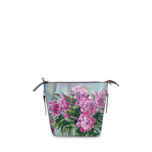 Сумка кросс-боди BAG8 «Пионы 2»