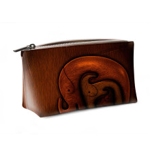 Косметичка big KOS2 «Деревянные слоны»