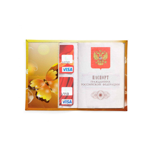 Обложка для автодокументов, AUT2 «Бабочка 8»