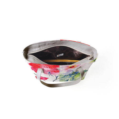 Сумка тоут BAG9 «Two peonies»