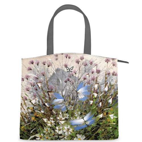 Сумка на руку, BG91 «Бабочки над цветами и травами»