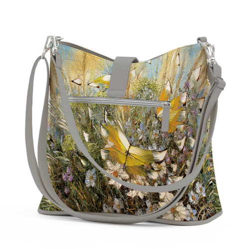 Сумка на плечо BG12 «Полет над цветами и травами»