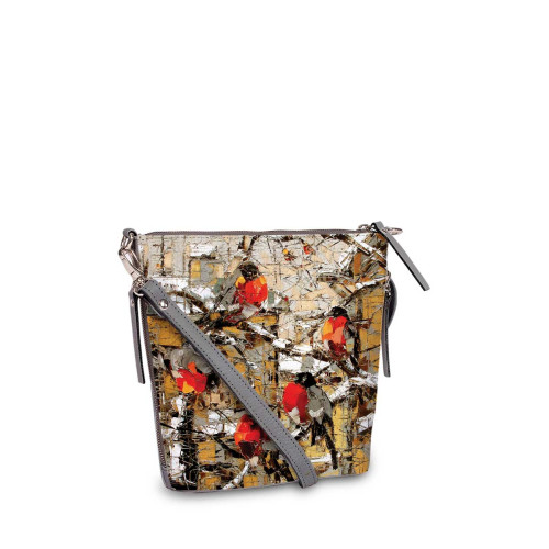 Сумка кросс-боди BAG8 «Снегири»