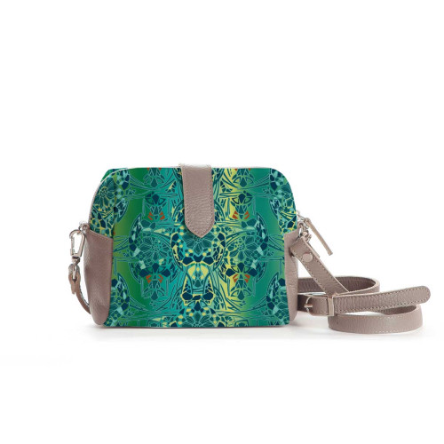 Сумка кросс-боди BAG6 «Мозаика оливковая»