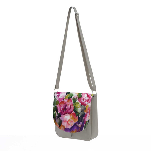 Сумка кросс-боди BG10 «Watercolor flowers in vase»