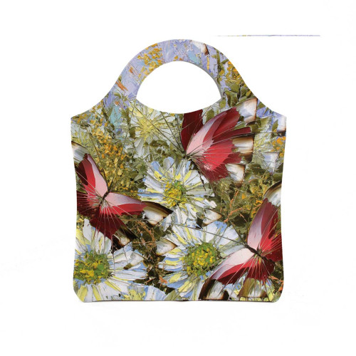 Сумка тоут BAG4 «Бабочки и цветы»