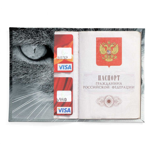 Обложка для паспорта, PAS2 «Cat»